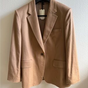 Banana Republic Camel 100% Cashmere Blazer